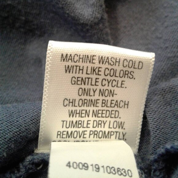 Elle Ruffle Short Ruffle Sleeve Top: Blue: Size: 1X - Picture 9 of 11